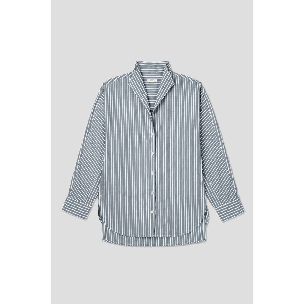 AYR The Tate Button Down Shirt Women’s Size Medium Nocturne - Picture 2 of 7